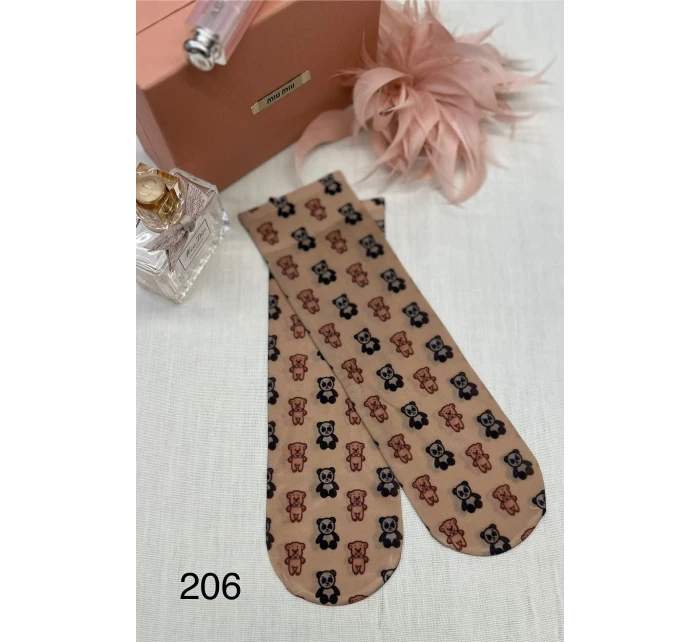 Dámske vzorované ponožky Magnetism lycra 20 den