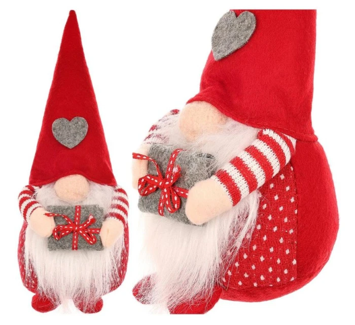 SANTA TRPASLÍK S DARČEKOM 30CM