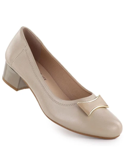 Dámske béžové lodičky Jezzi 200-15