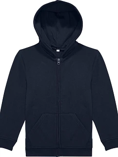 B&C ID.334 Zip Hood /kids Detská mikina s kapucňou 01.K334 tmavomodrá