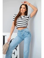 Dámske džínsy s vysokým pásom a širokými nohavicami