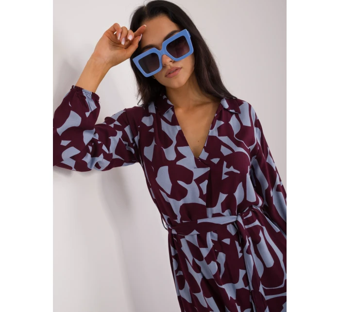 Sukienka model 21717614 bordowy - FPrice