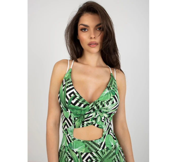 NM SK šaty V6659.99 biela a zelená