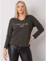 Blúzka RV BZ 7141.22 tmavá khaki