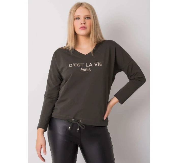 Blúzka RV BZ 7141.22 tmavá khaki