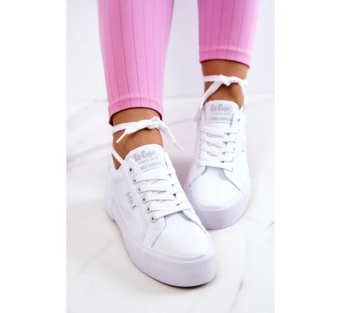 Tenisky na platforme Lee Cooper LCW-22-31-0884L White