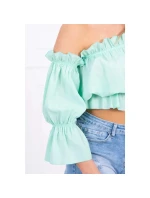 Dámsky letný top 5435 tyrkysová - Kesi