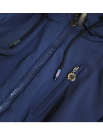 Tmavo modrá dámska zimná bunda (2010-1)