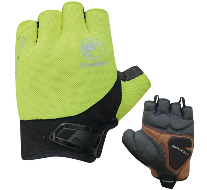 Rukavice CHIBA BIOXCELL ROAD L žlto-čierne