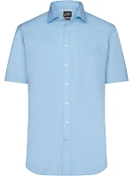 JN  keprová košile s krátkým rukávem 02.0 light blue model 22488366 - Daiber