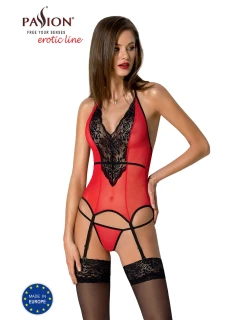 Passion model 18209493 corset kolor:red - festina