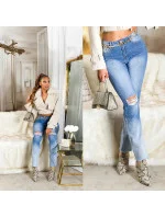 Sexy džíny s vysokým pasem model 21178084 - Koucla Sexy džíny s vysokým pasem model 21178084 - Koucla