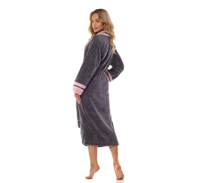 Dlouhý dámský župan 2409 model 20207311 M2XL - L&L