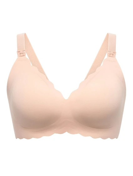 MOMCOZY YN46 bezšvová dojčiaca podprsenka Floral Support, telová farba, veľkosť S MOMCOZY YN46 bezšvová dojčiaca podprsenka Floral Support, telová farba, veľkosť S