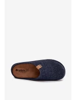 Pánské pantofle tmavě modré model 21725213 - Inblu Pánské pantofle tmavě modré model 21725213 - Inblu