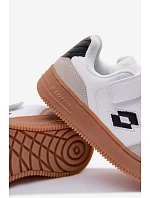 Dětské tenisky na suchý zip LOTTO MAKERA 2601250K Bílé