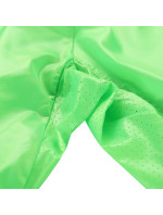 Detská ultraľahká bunda s nepremokavou úpravou ALPINE PRO BIKO neónovo zelená gecko
