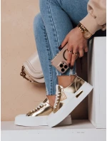 Dámske tenisky na platforme TRENDIS gold FashionStreet ZY0702