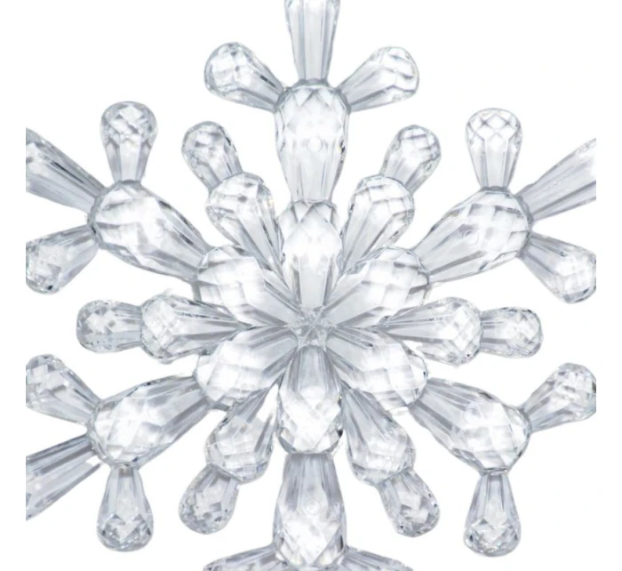 Závesná dekorácia snehová vločka 12x12 CM MODEL 4 Závesná dekorácia snehová vločka 12x12 CM MODEL 4