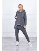Sada model 18742594 kalhot v grafitové barvě - K-Fashion Sada model 18742594 kalhot v grafitové barvě - K-Fashion