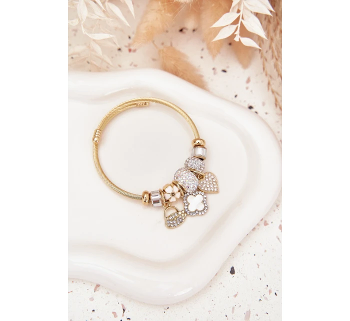 Dámský Náramek Charms Růžový Stříbrný Mouse Dámský Náramek Charms Růžový Stříbrný Mouse