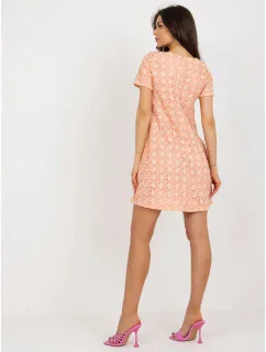 Šaty LK SK 1119.96 broskýň