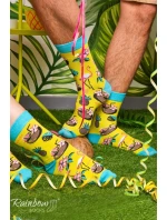 Sada ponožek PARTY BOX 3 páry duhových ponožek