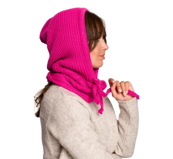 Dámska pletená kukla BK095 béžová - BEwear Dámska pletená kukla BK095 béžová - BEwear