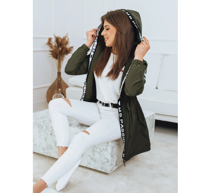 Dámská bunda khaki Dstreet model 21964396 - FashionStreet Dámská bunda khaki Dstreet model 21964396 - FashionStreet