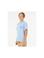 Detské tričko RIP CURL STAPLE TEE – BOY, modré Detské tričko RIP CURL STAPLE TEE – BOY, modré