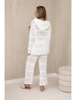 Plážový set z bílý model 20247412 - K-Fashion Plážový set z bílý model 20247412 - K-Fashion