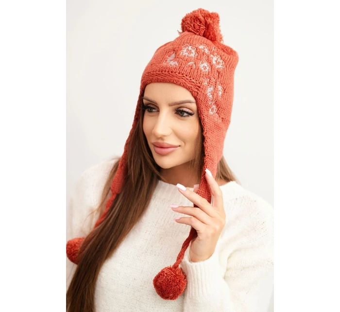 Dámská ušanka Emma K343 denim