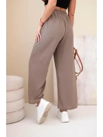 Kalhoty s širokým nohavicí fango