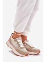 Dámské Sportovní Boty S Na Platformě Khaki model 21687895 - Boto
