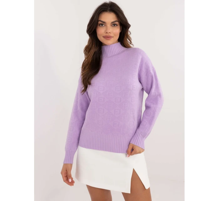 Jumper AT SW model 20509626 světle fialový - FPrice Jumper AT SW model 20509626 světle fialový - FPrice