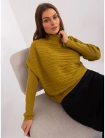 Sweter AT SW 2368.36X oliwkowy