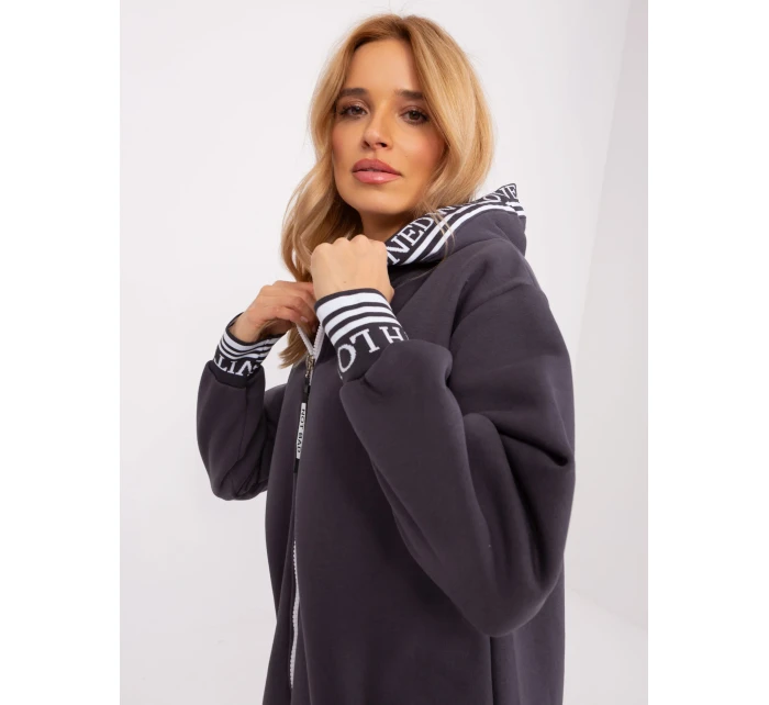 Bluza RV BL model 19069356 grafitowy - FPrice Bluza RV BL model 19069356 grafitowy - FPrice