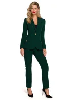 Bunda s kapsou a klopou lahvově zelená model 17652552 - Makover