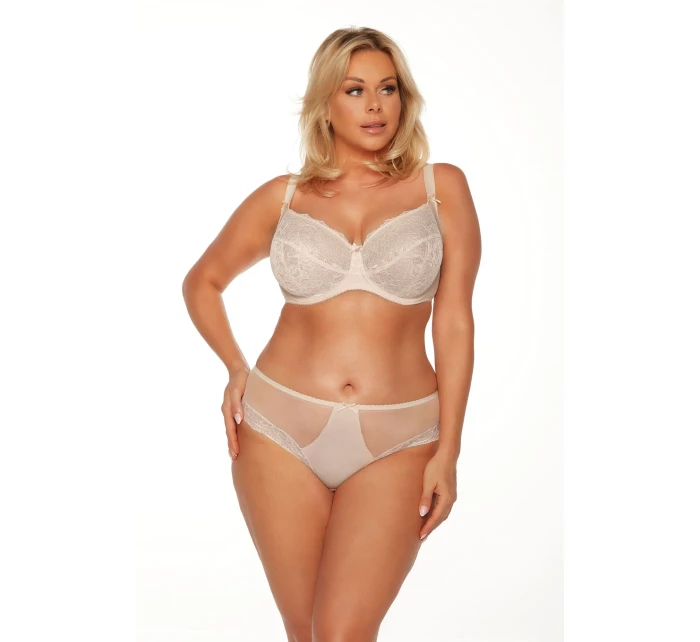 Čipkované nohavičky BM-41-MA-85-BEZ-FP1 - Bella Misteria