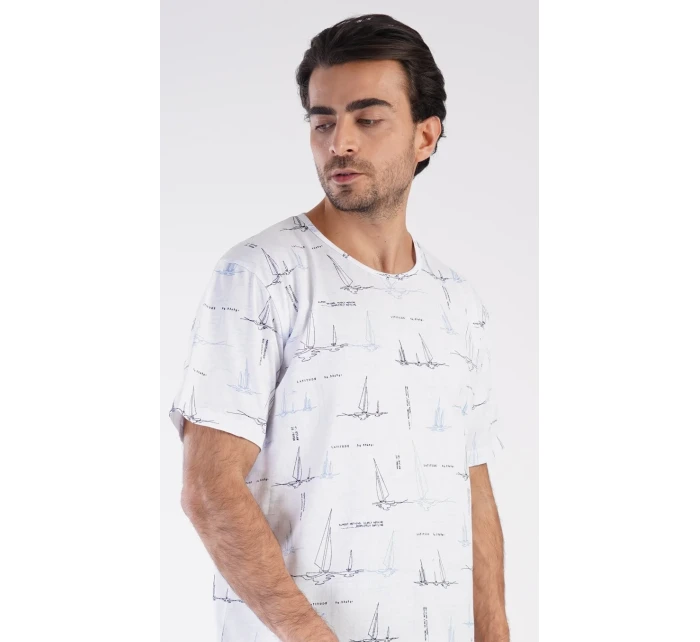 Pánská noční košile s krátkým rukávem model 19710131 - Vienetta MAN