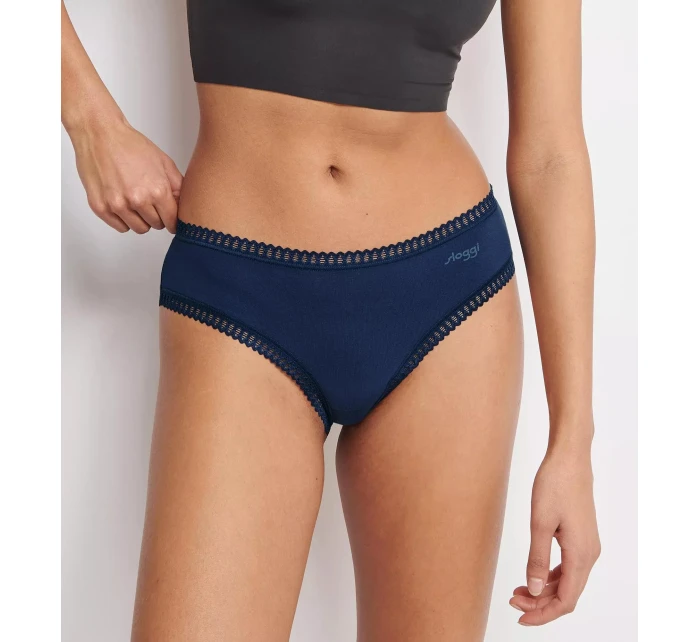 Dámske hipsterky GO Crush C3P - MODRÉ - modré M008 - SLOGGI Dámske hipsterky GO Crush C3P - MODRÉ - modré M008 - SLOGGI