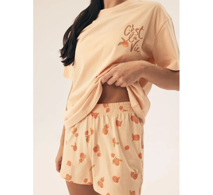 Dámske pyžamo Henderson 42684 Naranja w/r S-2XL Dámske pyžamo Henderson 42684 Naranja w/r S-2XL