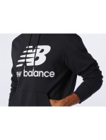 Mikina New Balance Essentials Stacked Logo Po Bk M MT03558BK
