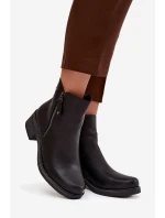 Dámské kotníkové boty na klínu s Černé model 21712131 - EVENTO Dámské kotníkové boty na klínu s Černé model 21712131 - EVENTO