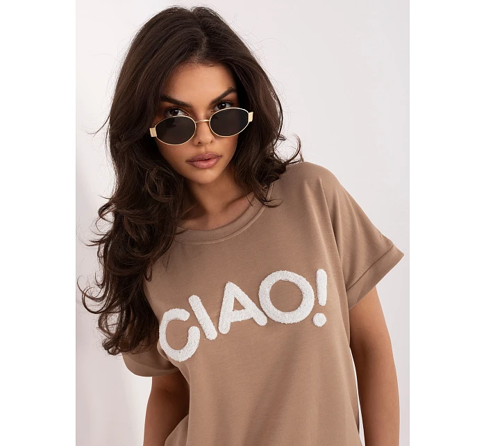 Bluzka RV BZ model 22097721 ciemny bezowy - FPrice