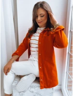 Dámská oranžová košilová bunda Dstreet model 21968299 - FashionStreet