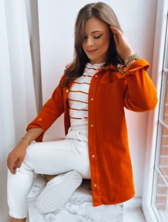 Dámska oranžová košeľová bunda CALIFORNICATION FashionStreet TY3523