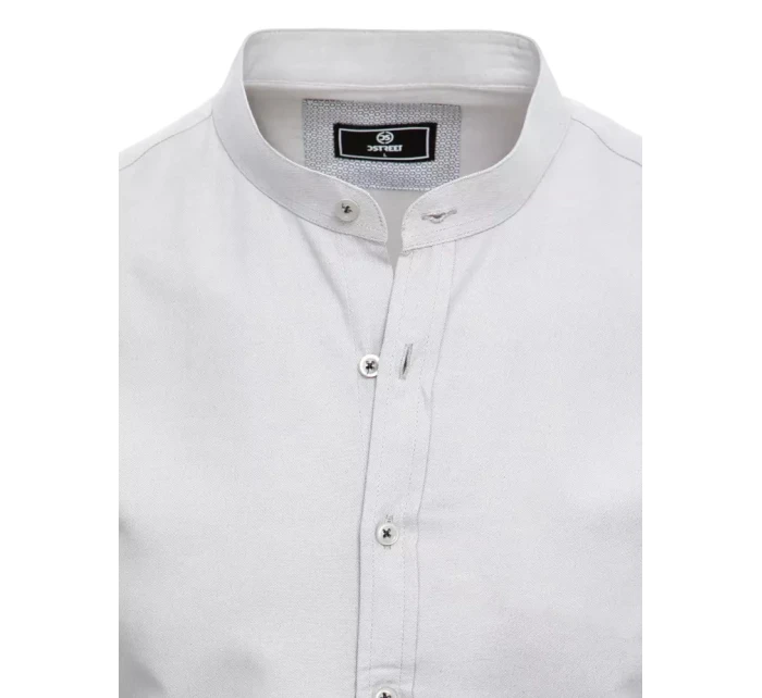 Pánské světle šedé tričko s krátkým rukávem Dstreet model 21969065 - FashionStreet