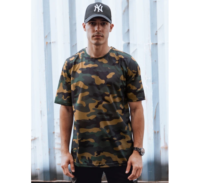 Pánské khaki maskáčové tričko Dstreet model 21978139 - FashionStreet
