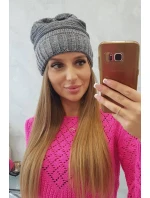 Dámska čiapka Elora K336 tmavo šedá Dámska čiapka Elora K336 tmavo šedá
